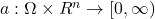 a : \Omega \times R^n \to [0,\infty)