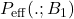 P_{\mathrm{eff}}(.;B_1)