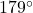179^\circ