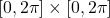 [0,2\pi]\times[0,2\pi]