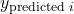 Rendered by QuickLaTeX.com y_{\text{predicted }i}