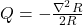 Q=-\frac{\nabla^2R}{2R}