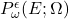 P^\epsilon_\omega(E;\Omega)