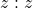 Rendered by QuickLaTeX.com z: z