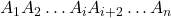 A_1A_2\ldots A_iA_{i+2}\ldots A_n