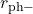 r_{\mathrm{ph}-}