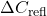 \Delta C_{\mathrm{refl}}