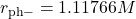 r_{\mathrm{ph}-} = 1.11766M
