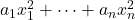 a_{1}x_{1}^{2}+\dots+a_{n}x_{n}^{2}