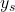 y_s