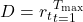 D={r_t}_{t=1}^{T_{\max}}