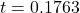 t = 0.1763