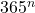 365^n