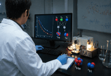 Measuring the Effect of a Change in Neutrino Chemical Potential on the Primordial Value of Helium-4 and Deuterium