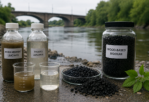 Removal of Dissolved Copper and Zinc from Schuylkill River Sediment Leachate Using Commercially Available Wood-Based Biochar: A Pilot Study