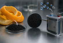 Waste Orange Peel–Derived Electrocatalysts for Efficient Air Cathodes in Zinc-Air Batteries