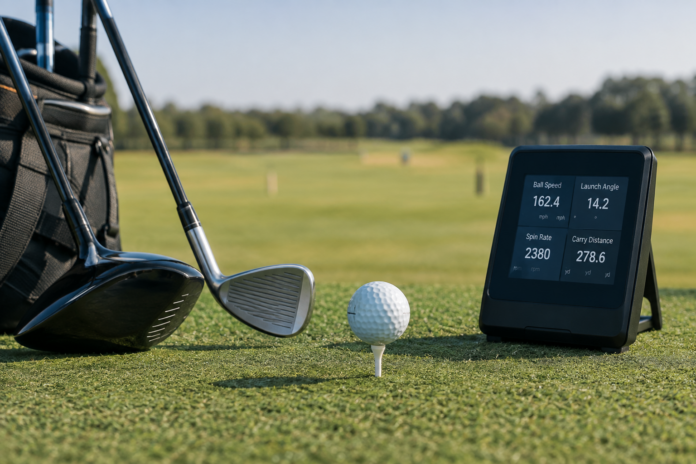 Golf Launch Monitor on the Turf