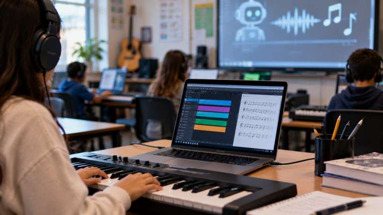 Artificial Intelligence in Music Classrooms: PK-12 Educators’ Practices, Concerns, and Confidence