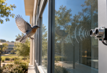 Design and Characterization of an Ultrasonic Time-to-Collision Trigger for Bird-Glass Warning Applications