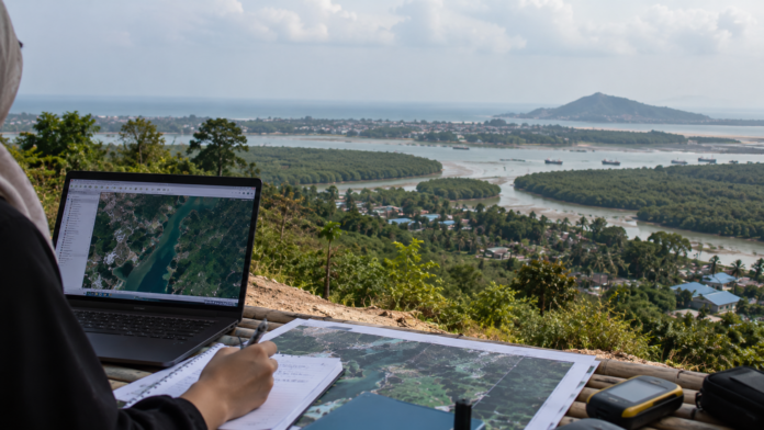Coastal Field Survey with GIS Mapping